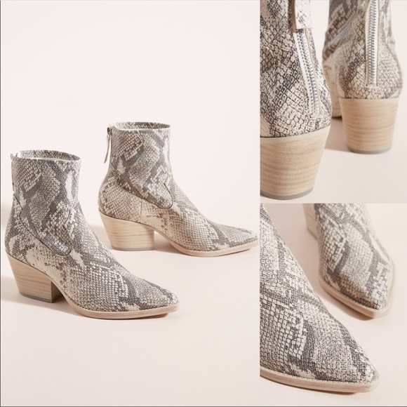 Dolce vita shanta western sock python boots - Picture 5 of 9